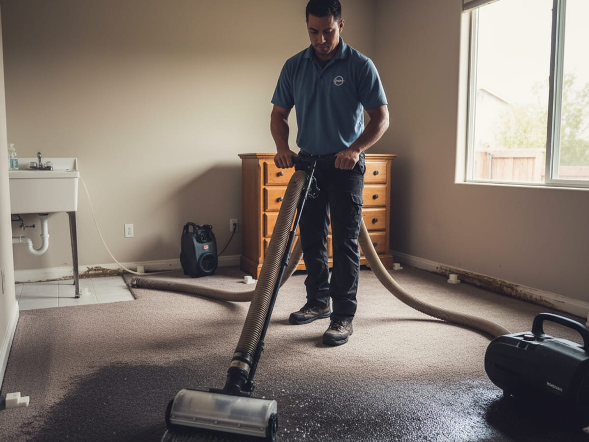 Carpet water extraction