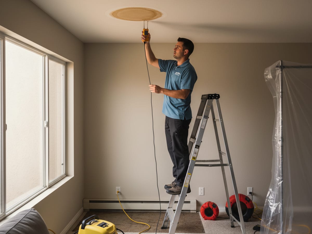 Ceiling water damage