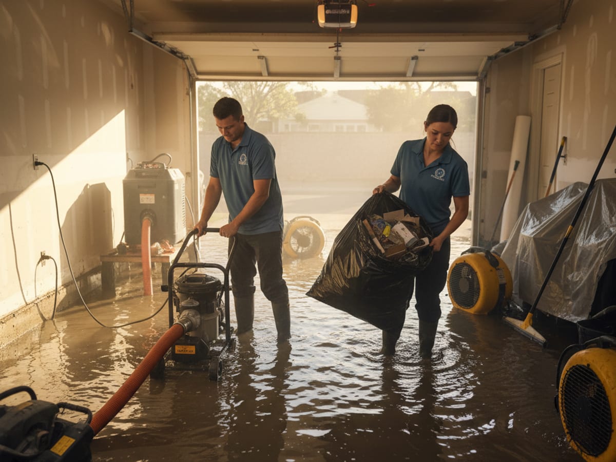 Flood damage cleanup