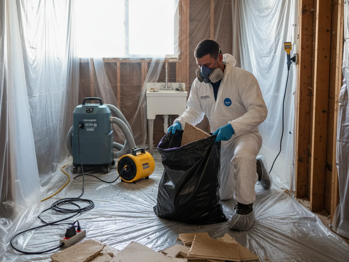 Sewage cleanup