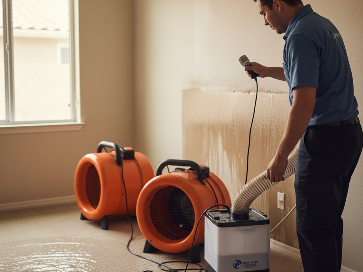 Water damage restoration